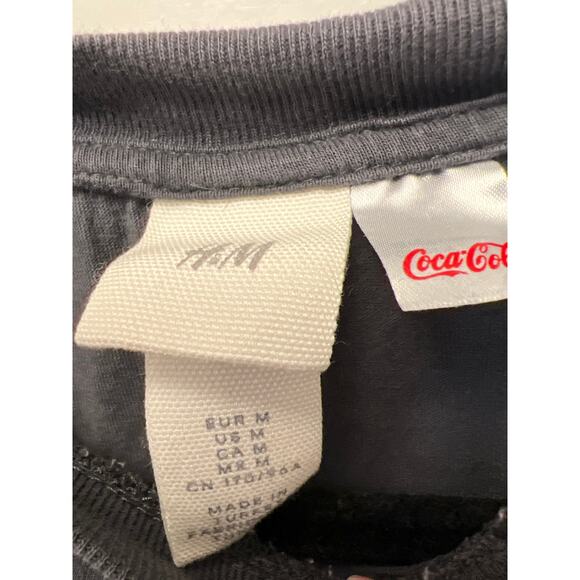 H & M Women’s Sprite Short Sleeve Soft Cotton Jersey T-Shirt Size M Black Green - Picture 4 of 5